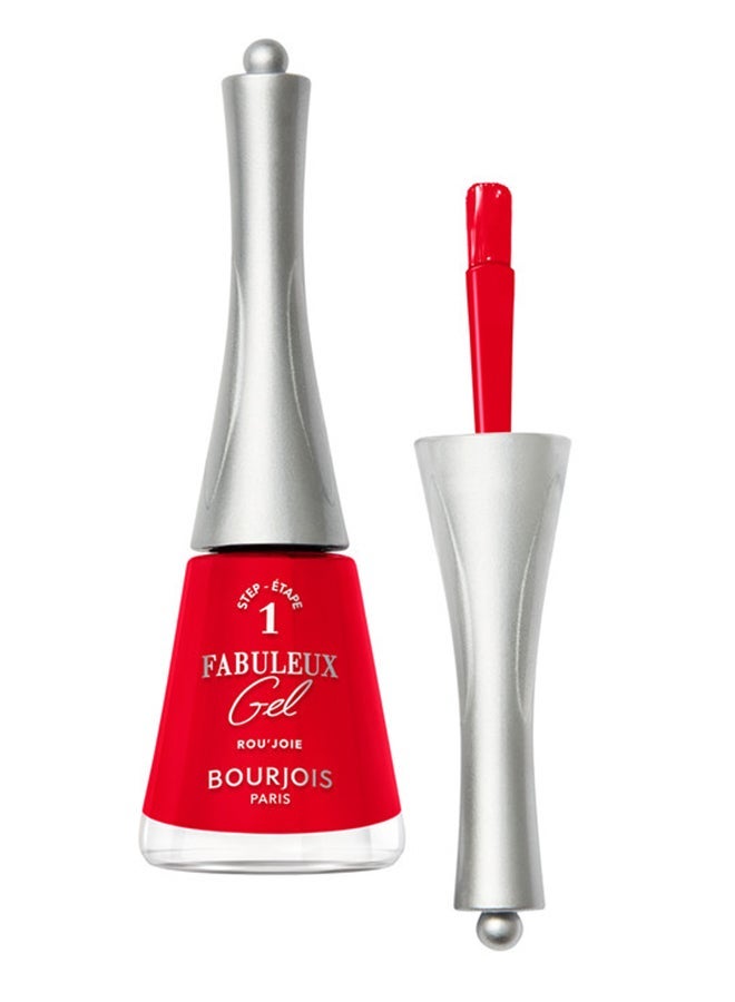 BOURJOIS PARIS Fabuleux Ink Lacquer - 04 - Cherry Cute 3.5Ml & Fabuleux Gel Nail Polish - 310 - Rou’Joie 9Ml Bundle - Image 3